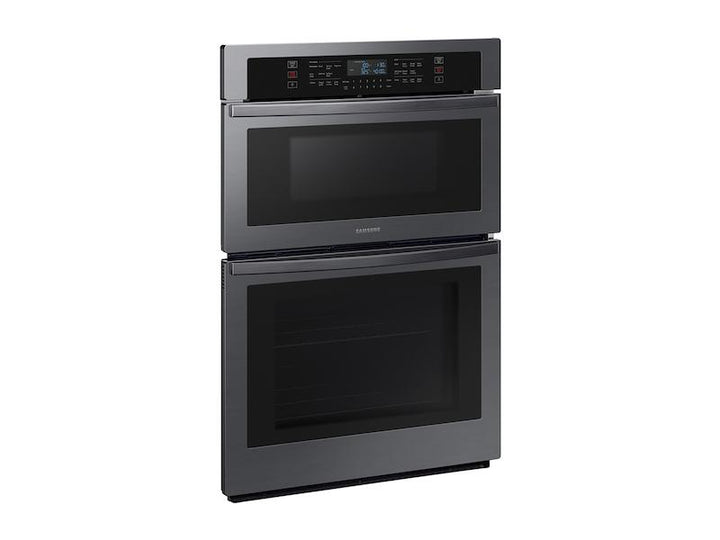 SAMSUNG NQ70T5511DG 30" Smart Microwave Combination Wall Oven in Black Stainless Steel