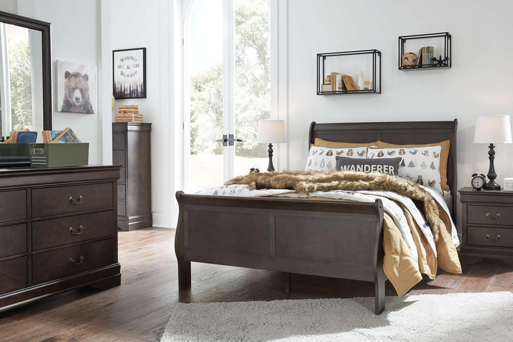 ASHLEY FURNITURE B398B3 Leewarden Full Sleigh Bed
