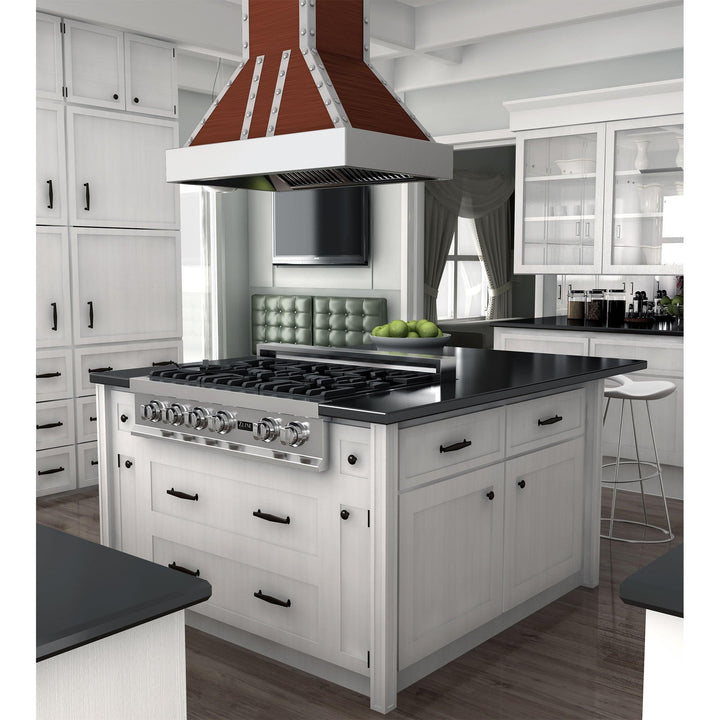 ZLINE KITCHEN AND BATH 655ICSSSS30 ZLINE 30" Designer Series Copper Island Range Hood