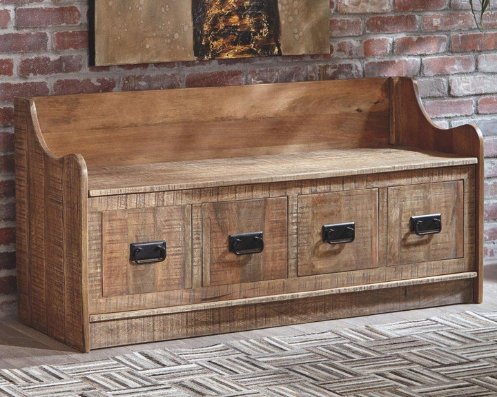 ASHLEY FURNITURE A4000093 Garrettville Storage Bench