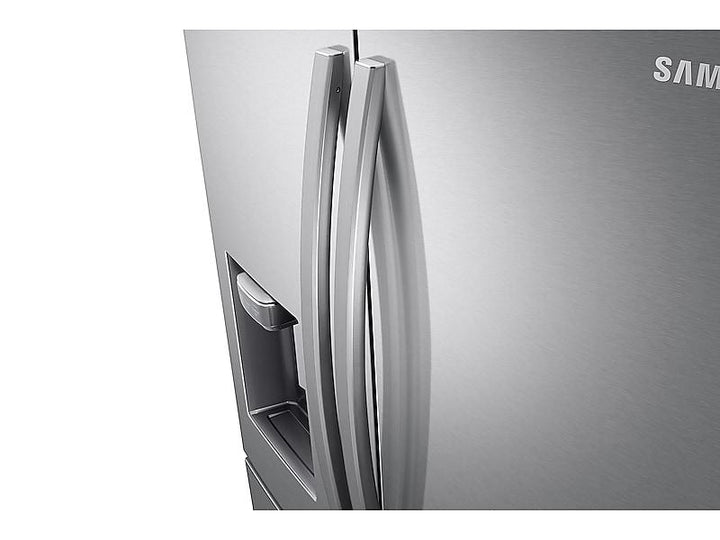 SAMSUNG RF24R7201SR 23 cu. ft. Counter Depth 4-Door French Door Refrigerator with FlexZone TM Drawer in Stainless Steel