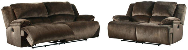 ASHLEY FURNITURE 36504U2 Clonmel Power Reclining Sofa and Loveseat