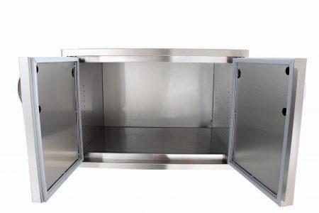 BLAZE GRILLS BLZDRYSTG Blaze Stainless Steel Enclosed Dry Storage Cabinet with Shelf