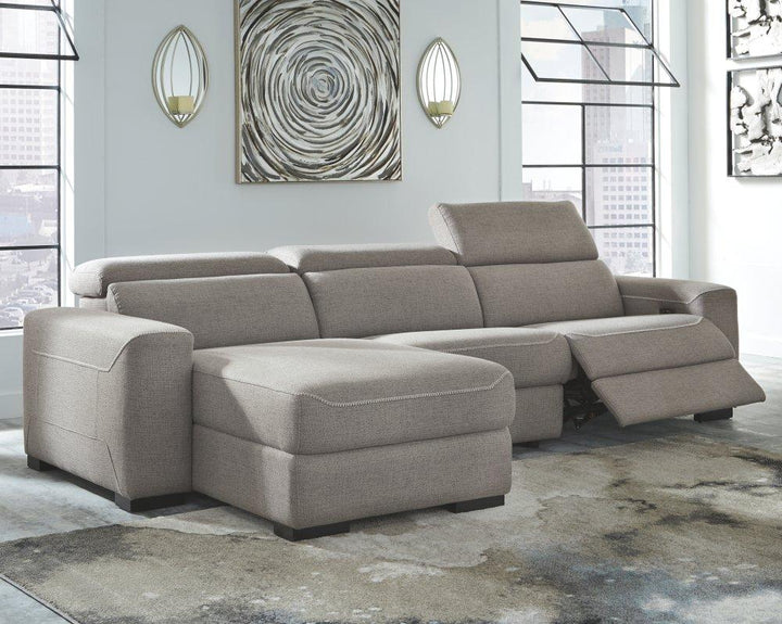 ASHLEY FURNITURE 77005S2 Mabton 3-piece Power Reclining Sectional