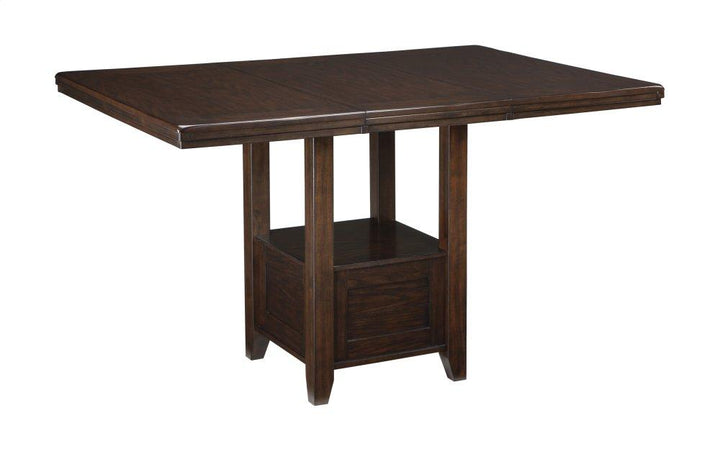 ASHLEY FURNITURE D596D5 Haddigan Counter Height Dining Table With 4 Barstools