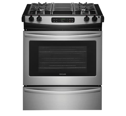 FRIGIDAIRE FFGS3026TS 30" Slide-In Gas Range