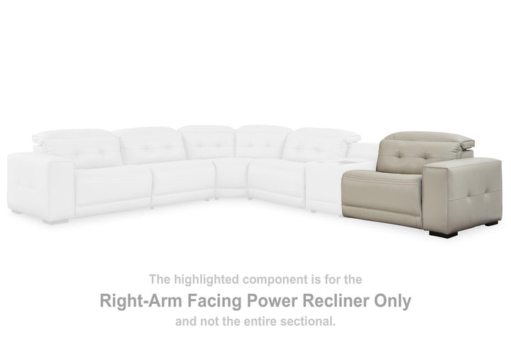 ASHLEY FURNITURE 2330262 Leadman Right-arm Facing Power Recliner