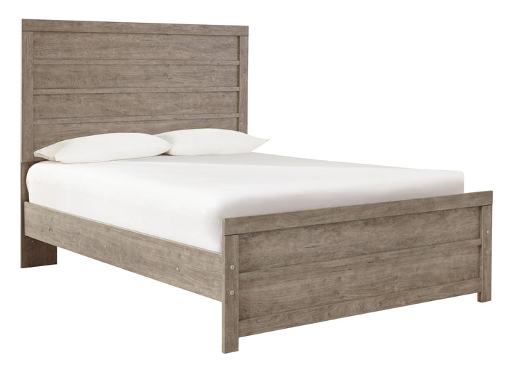 ASHLEY FURNITURE PKG002426 Full Panel Bed With Mirrored Dresser, Chest and 2 Nightstands