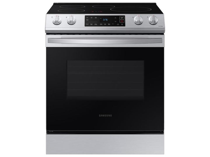 SAMSUNG NE63B8211SS 6.3 cu. ft. Smart Rapid Heat Induction Slide-in Range in Stainless Steel