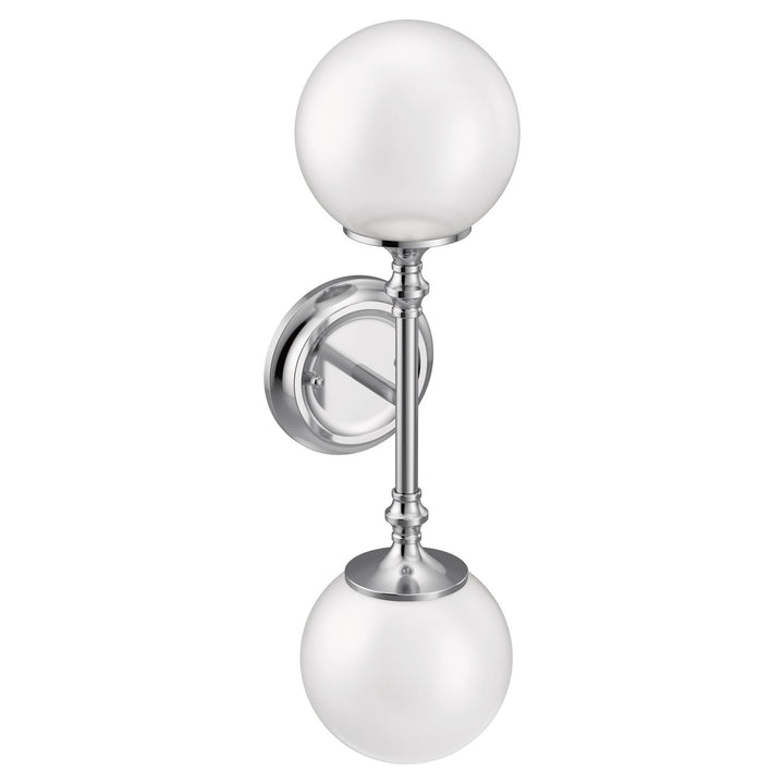 MOEN YB0562CH Colinet Chrome two globe bath light