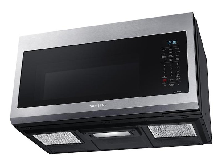 SAMSUNG MC17T8000CS 1.7 cu ft. Smart Over-the-Range Microwave with Convection & Slim Fry TM in Stainless Steel