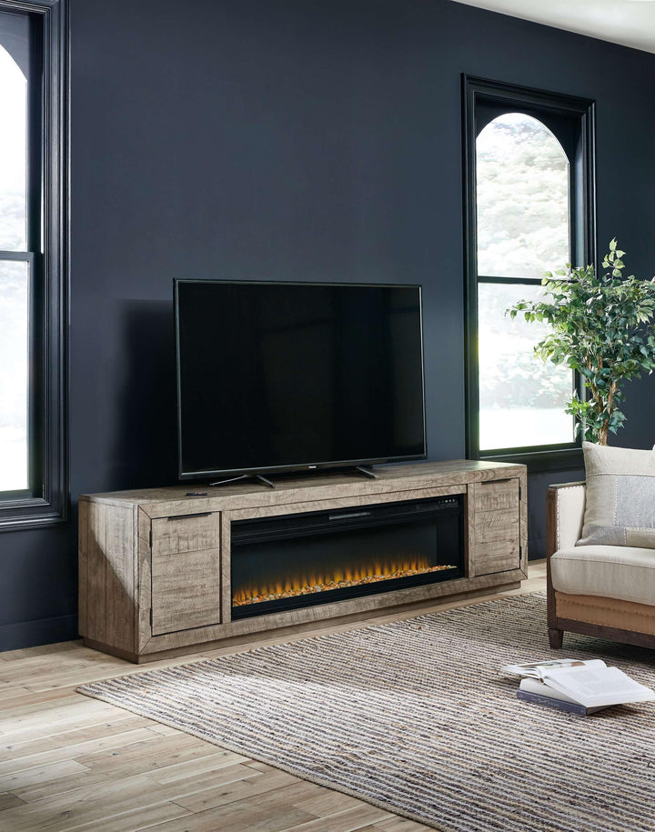 ASHLEY FURNITURE W760W1 Krystanza TV Stand With Electric Fireplace