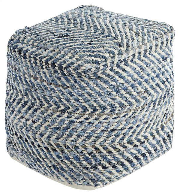 ASHLEY FURNITURE A1000445 Chevron Pouf