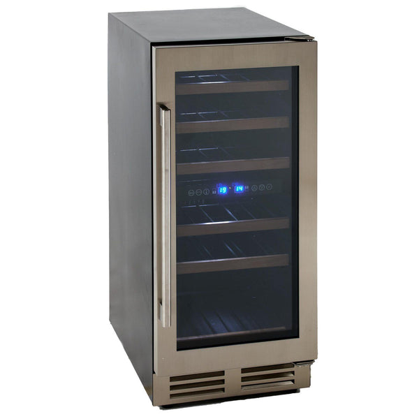 AVANTI WCF282E3SD 28 Bottle DESIGNER Series Dual-Zone Wine Cooler