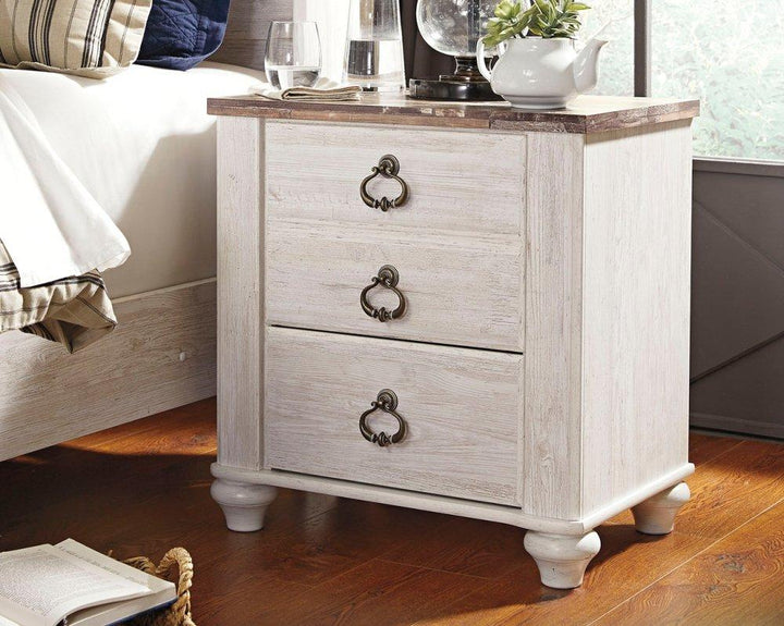 ASHLEY FURNITURE PKG000703 Twin Panel Bed With Nightstand