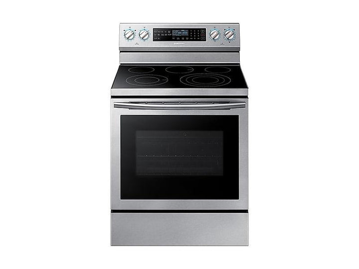 SAMSUNG NE59N6650SS 5.9 cu. ft. Freestanding Electric Range with True Convection & Steam Assist in Stainless Steel