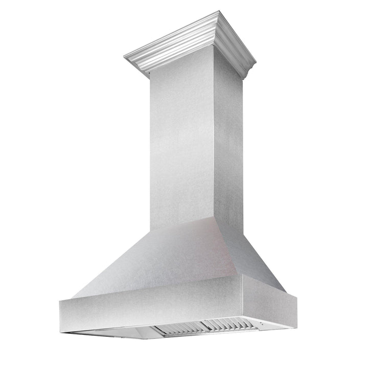 ZLINE KITCHEN AND BATH 8654SN30 ZLINE ZLINE DuraSnow Stainless Steel R Range Hood with DuraSnow R Shell Size: 30 Inch