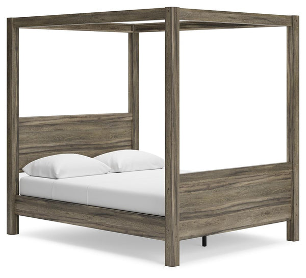 ASHLEY FURNITURE EB1104B3 Shallifer Queen Canopy Bed