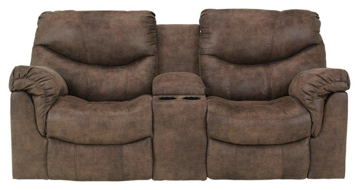 ASHLEY FURNITURE 7140094 Alzena Reclining Loveseat With Console