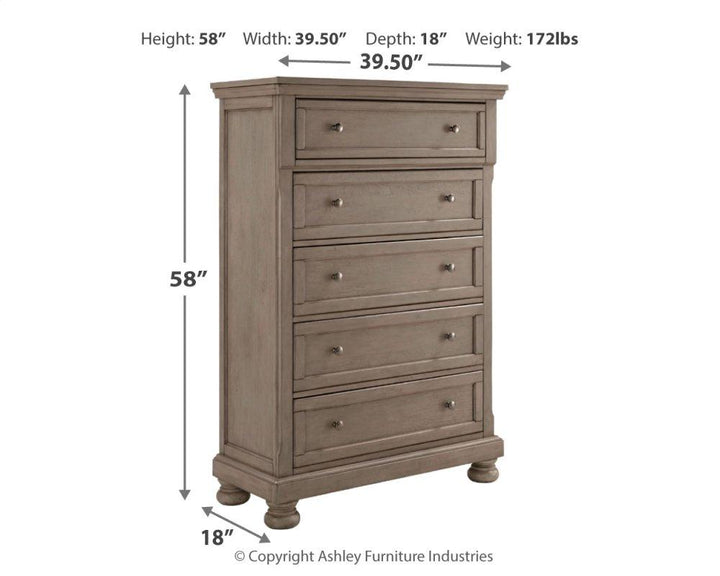 ASHLEY FURNITURE PKG006578 Queen Panel Bed With Mirrored Dresser and 2 Nightstands