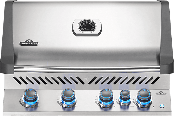 NAPOLEON BBQ BIP500RBPSS3 Built-in Prestige 500 RB with Infrared Rear Burner , Stainless Steel , Propane