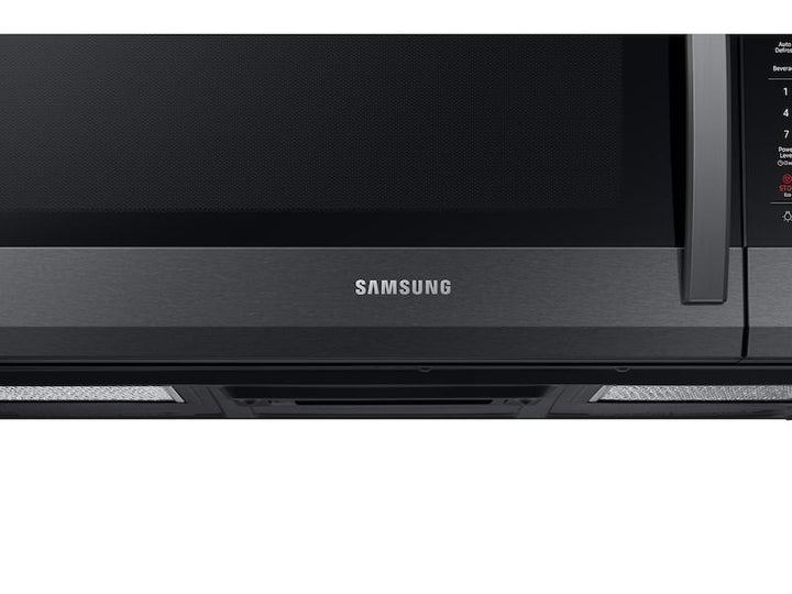 SAMSUNG ME19R7041FG 1.9 cu. ft. Over-the-Range Microwave with Sensor Cooking in Black Stainless Steel
