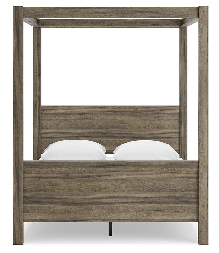 ASHLEY FURNITURE EB1104B3 Shallifer Queen Canopy Bed
