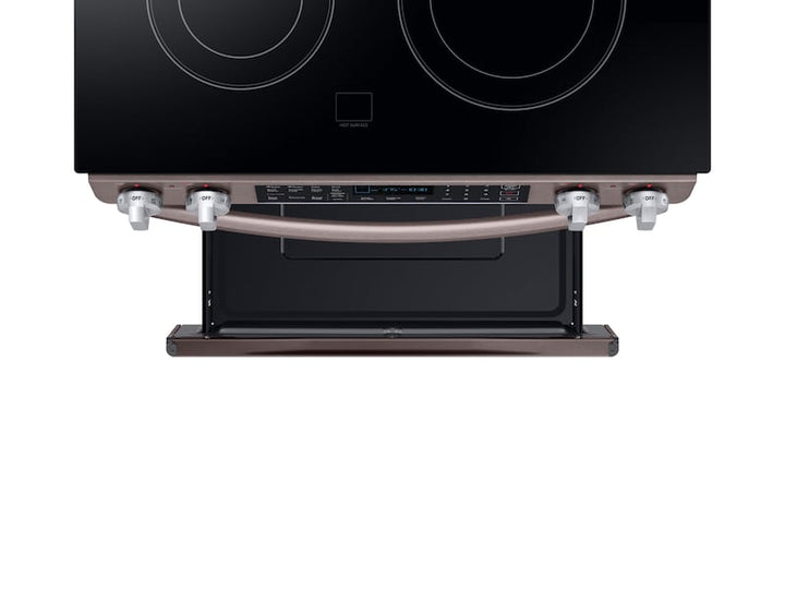 SAMSUNG NE58R9431ST 5.8 cu. ft. Slide-In Electric Range in Tuscan Stainless Steel