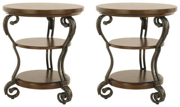 ASHLEY FURNITURE PKG008486 2 End Tables