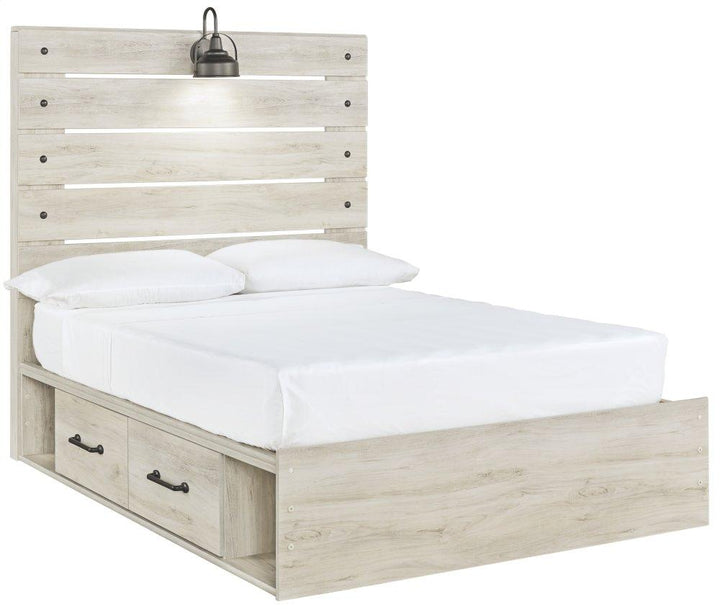 ASHLEY FURNITURE PKG003055 Full Panel Bed With 4 Storage Drawers With Dresser