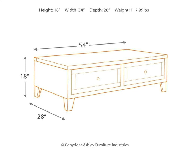 ASHLEY FURNITURE PKG007217 Coffee Table With 2 End Tables