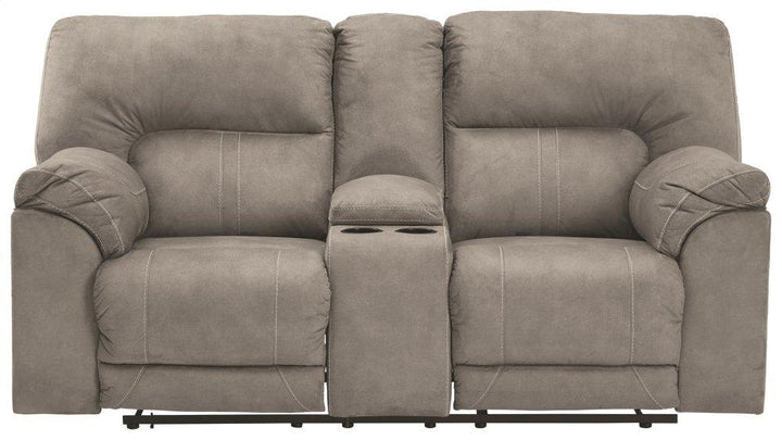 ASHLEY FURNITURE 7760196 Cavalcade Power Reclining Loveseat With Console