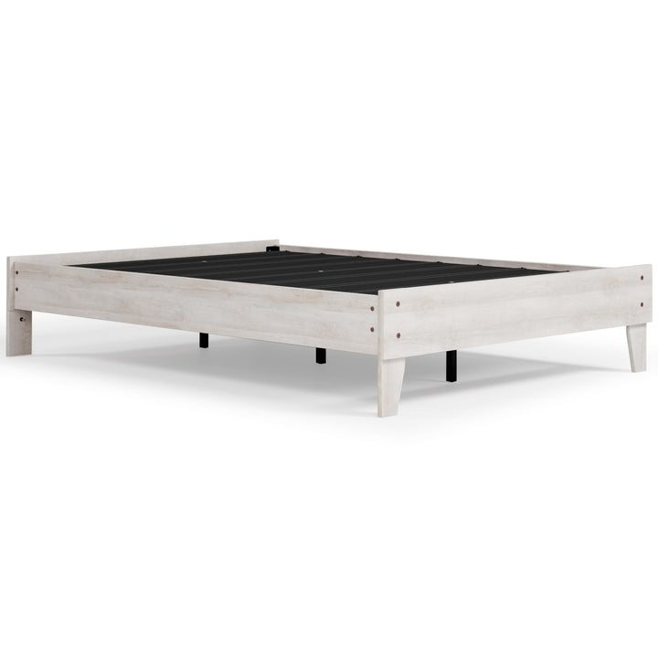 ASHLEY FURNITURE PKG012196 Full Platform Bed With 2 Nightstands