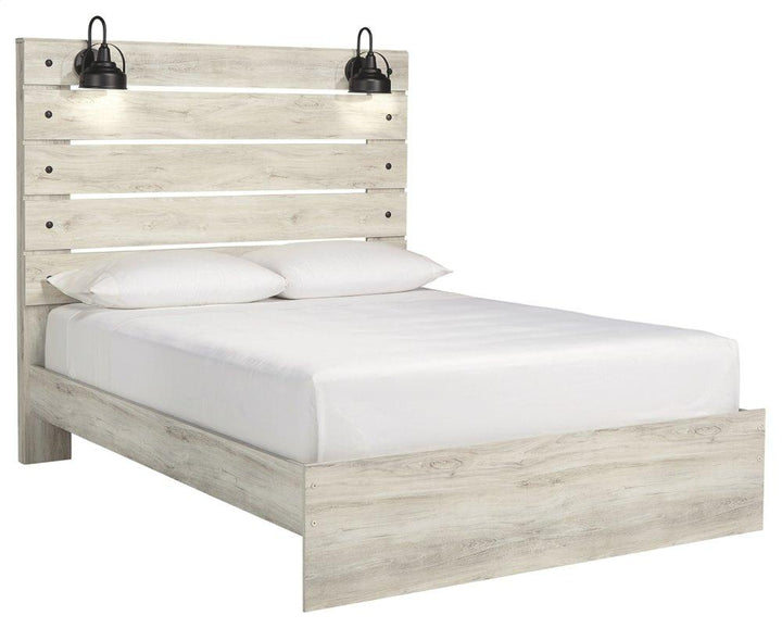 ASHLEY FURNITURE PKG003081 Queen Panel Bed With Mirrored Dresser