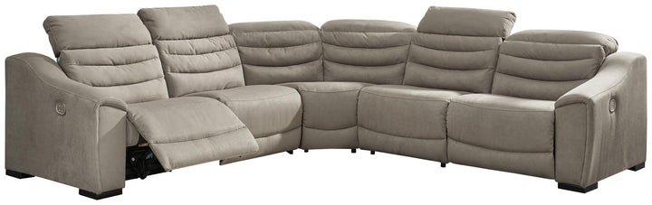 ASHLEY FURNITURE PKG013097 5-piece Sectional With Recliner