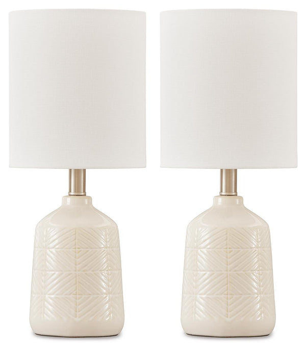 ASHLEY FURNITURE PKG010505 2-piece Table Lamp Set