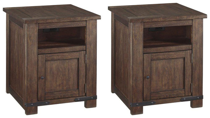 ASHLEY FURNITURE PKG008487 2 End Tables