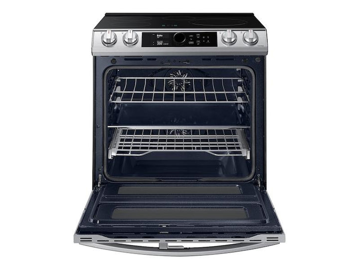 SAMSUNG NE63T8951SS 6.3 cu. ft. Smart Slide-in Induction Range with Flex Duo TM , Smart Dial & Air Fry in Stainless Steel