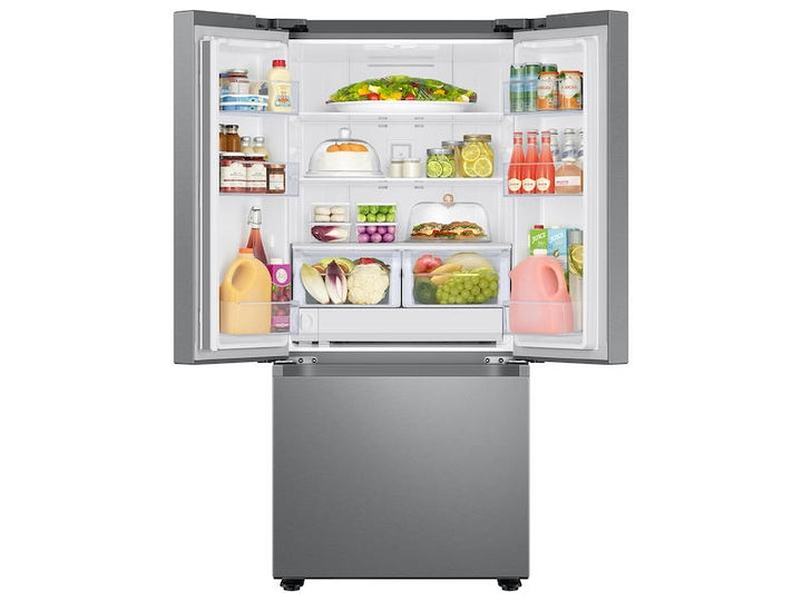 SAMSUNG RF22A4121SR 22 cu. ft. Smart 3-Door French Door Refrigerator in Stainless Steel