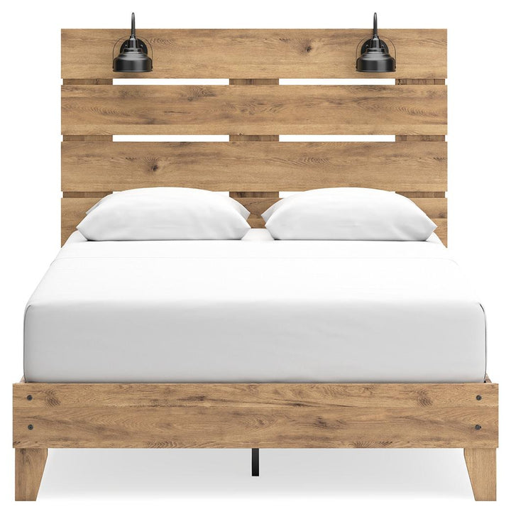 ASHLEY FURNITURE EB2712B8 Larstin Queen Panel Platform Bed