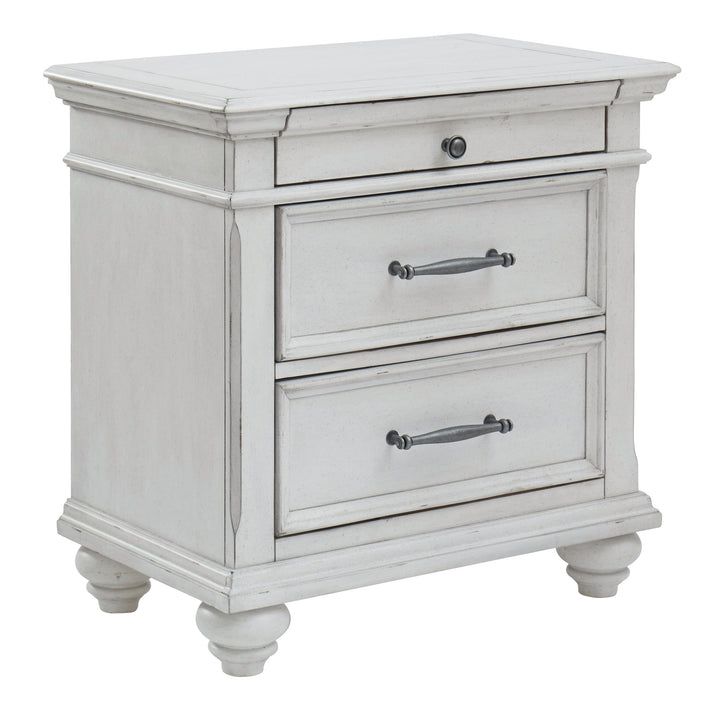 ASHLEY FURNITURE PKG007935 Queen Panel Bed With Mirrored Dresser, Chest and Nightstand