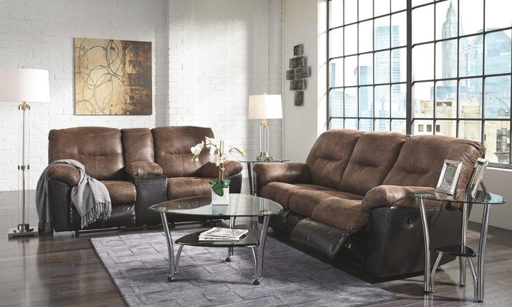 ASHLEY FURNITURE 6520294 Follett Reclining Loveseat With Console