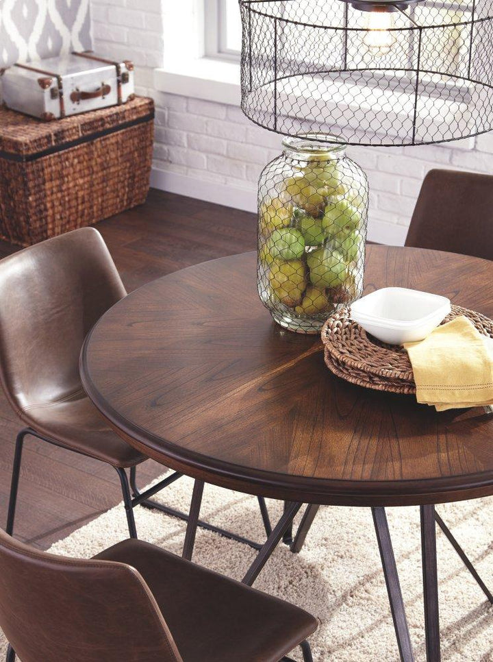 ASHLEY FURNITURE D372D1 Centiar Dining Table and 4 Chairs