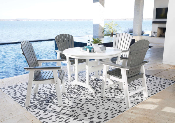 ASHLEY FURNITURE PKG013809 Outdoor Dining Table and 4 Chairs