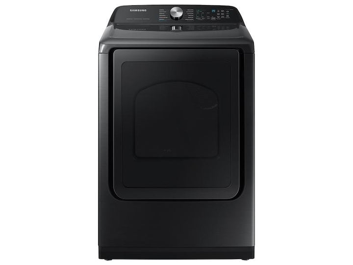 SAMSUNG DVG52A5500V 7.4 cu. ft. Smart Gas Dryer with Steam Sanitize+ in Brushed Black