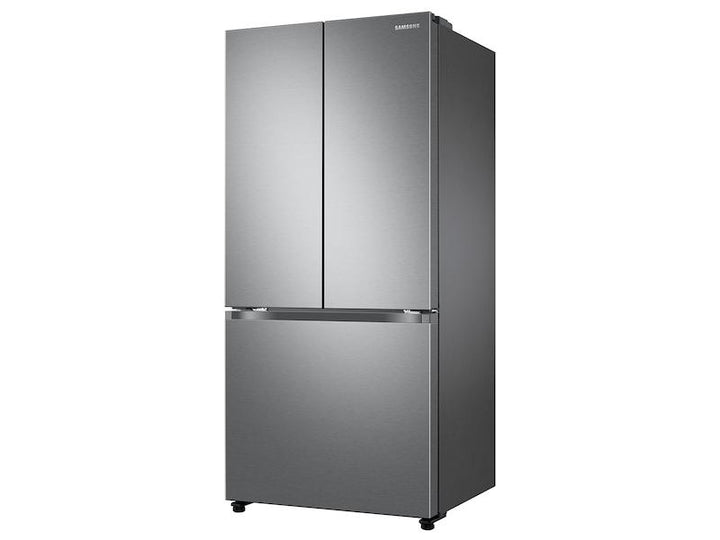 SAMSUNG RF18A5101SR 18 cu. ft. Smart Counter Depth 3-Door French Door Refrigerator in Stainless Steel