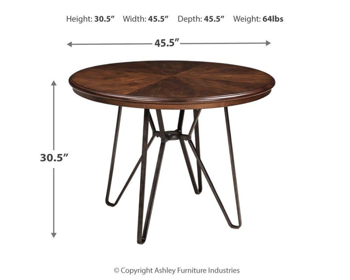 ASHLEY FURNITURE D372D1 Centiar Dining Table and 4 Chairs