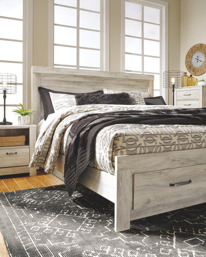 ASHLEY FURNITURE PKG000496 Queen Panel Bed With 2 Nightstands