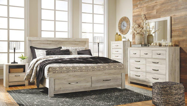 ASHLEY FURNITURE B331B9 Bellaby King Platform Bed With 2 Storage Drawers