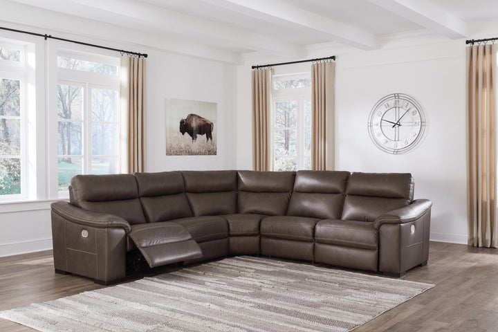 ASHLEY FURNITURE U26301S4 Salvatore 5-piece Power Reclining Sectional